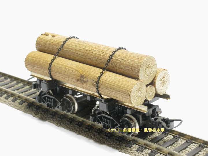 リヴァロッシ(Rivarossi)社製ロッグカー。