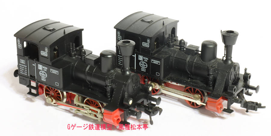 フライシュマン製蒸気機関車3号機「Black Anna」。