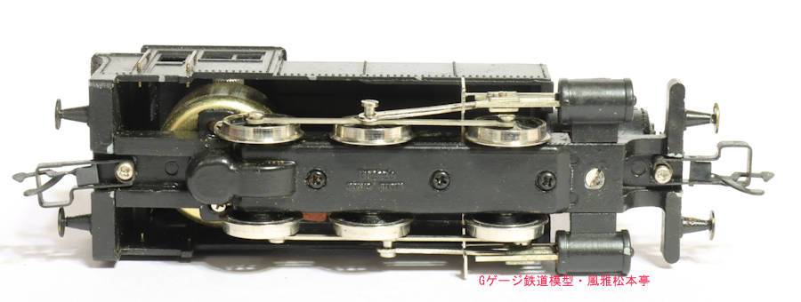 天賞堂製0-6-0車軸配置のCタンク機の主台枠部分。