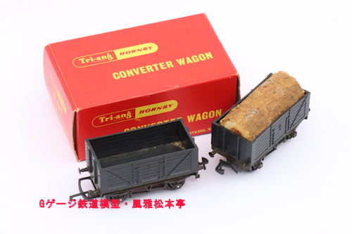 ホーンビー(Hornby)製OOゲージの貨車と化粧箱。