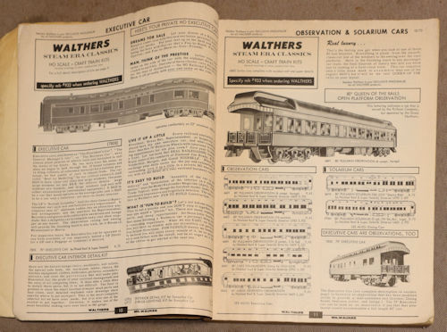ウォルサーズの1974年版(昭和49年版)カタログ。Walthers HO catalog 1974 edition.