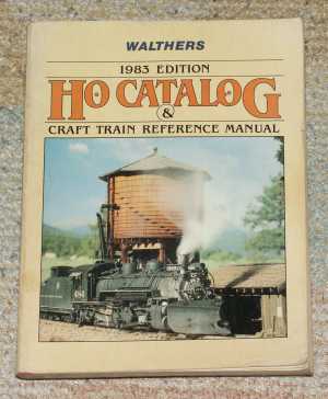 ウォルサーズの1983年：昭和58年版カタログ。Walthers HO catalog 1983 edition.