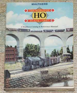 ウォルサーズの1987年：昭和62年版カタログ。Walthers HO catalog 1987 edition.