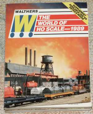 ウォルサーズの1989年：昭和64／平成元年版カタログ。Walthers HO catalog 1989 edition.