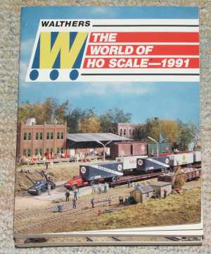 ウォルサーズの1991年：平成3年版カタログ。Walthers HO catalog 1991 edition.