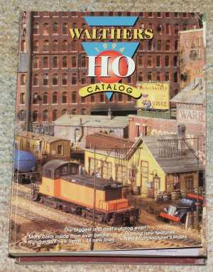 ウォルサーズの1994年：平成6年版カタログ。Walthers HO catalog 1994 edition.