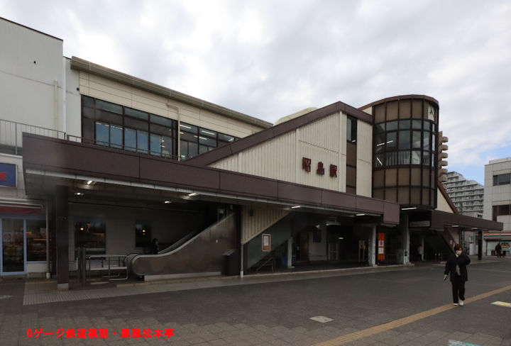 昭島駅北口。2026年(令和8年)1月撮影。