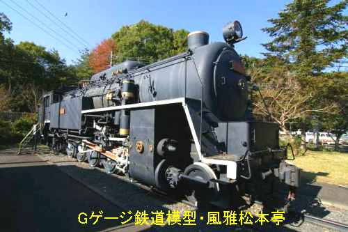 青梅鉄道公園に展示されているE10型蒸気機関車。2005年(平成17年)11月撮影。