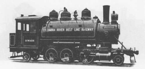 ボールドウィンが製造した蒸気機関車(サドルタンク機)。Baldwin made saddle tank steam locomotive.