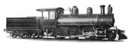 ボールドウィン製蒸気機関車(鉄道院8000型)。Baldwin made steam locomotive, Tikuho Ry. of Japan.