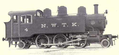 ブルックス製蒸気機関車(南和鉄道鉄道→関西鉄道→南海鉄道・博多湾鉄道汽船→西日本鉄道→鉄道省3400型)。Brooks made locomotive, Nanwa Ry of Japan.