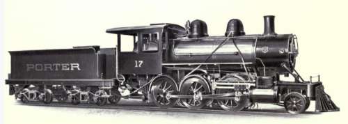ポーター(H.K.Porter)製蒸気機関車。Porter made 2-6-0 steam locomotive.