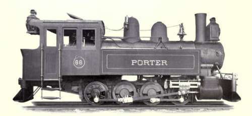 H.K.ポーター製の車軸配置が0-8-0となる機関車。北海道炭礦鉄道が輸入し、後に鉄道省4000型となった車輛。