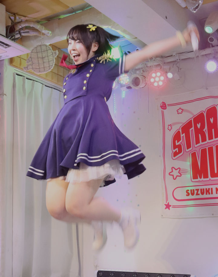 柚月あいみさん。2026年(令和8年)4月、ライブスペース・マリールー(東京都北区)にて開催された「ストロベリー・ミュージアム」に際して撮影。