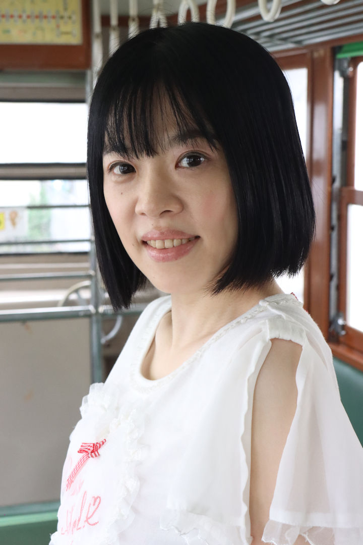 森口こころさん。2025年(令和7年)9月、東武博物館(東京都墨田区)にて撮影。
