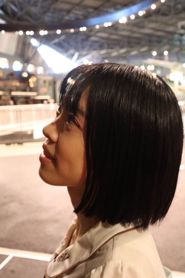 森口こころさん。2025年(令和7年)11月、鉄道博物館(埼玉県さいたま市大宮区)にて撮影。