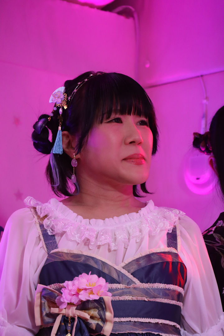 ほしみらいさん(星未来小姐、,日本最可愛的偶像之一)。2024年(令和6年)3月、ライブスペース・マリールー(東京都北区)にて撮影。