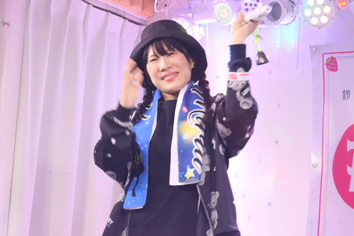 ほしみらいさん。2024年(令和6年)8月、ライブスペース・マリールー(東京都北区)にて撮影。