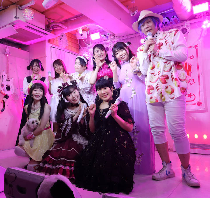 ほしみらい姫。2025年(令和7年)4月、ライブスペース・マリールー(東京都北区)にて撮影。