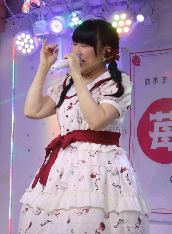 ほしみらい姫。2025年(令和7年)5月、ライブスペース・マリールー(東京都北区)にて撮影。