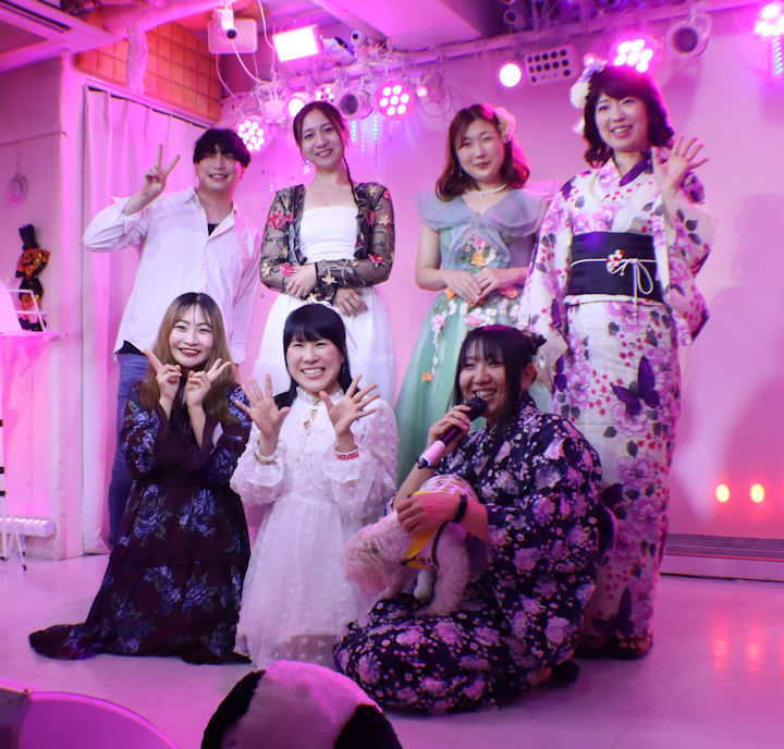 ほしみらい姫。2025年(令和7年)8月、ライブスペース・マリールー(東京都北区)にて開催された「マリールーで歌いまSHOW」に際して撮影。
