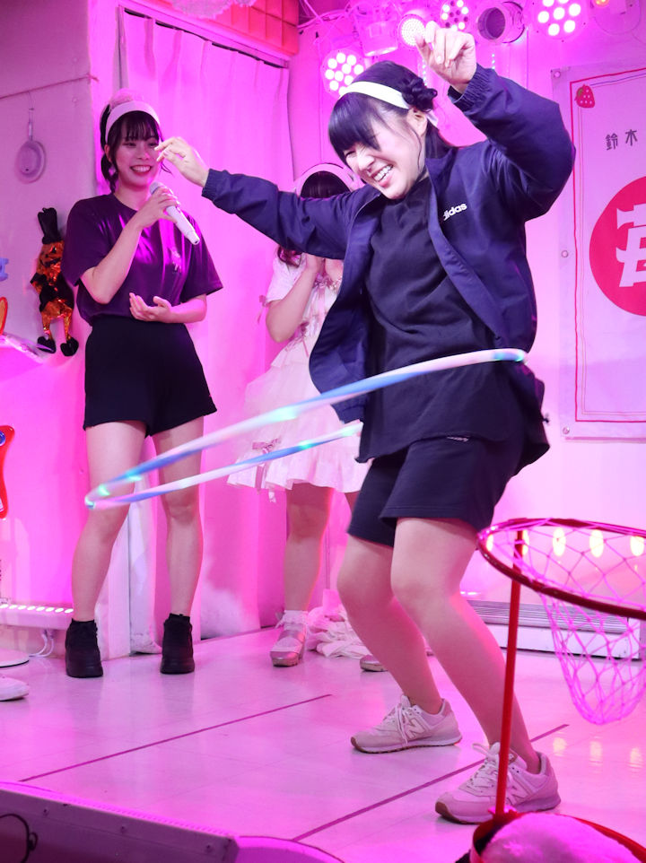 ほしみらい姫。2025年(令和7年)10月、ライブスペース・マリールー(東京都北区)にて開催された「苺日和」に際して撮影。