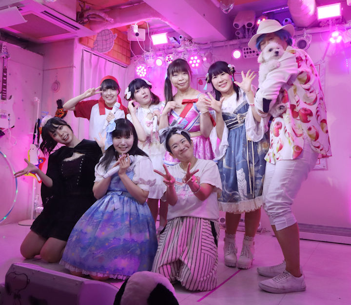 ほしみらい姫。2025年(令和7年)10月、ライブスペース・マリールー(東京都北区)にて開催された「苺日和」に際して撮影。