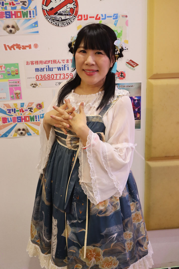 ほしみらい姫。2025年(令和7年)10月、ライブスペース・マリールー(東京都北区)にて開催された「苺日和」に際して撮影。