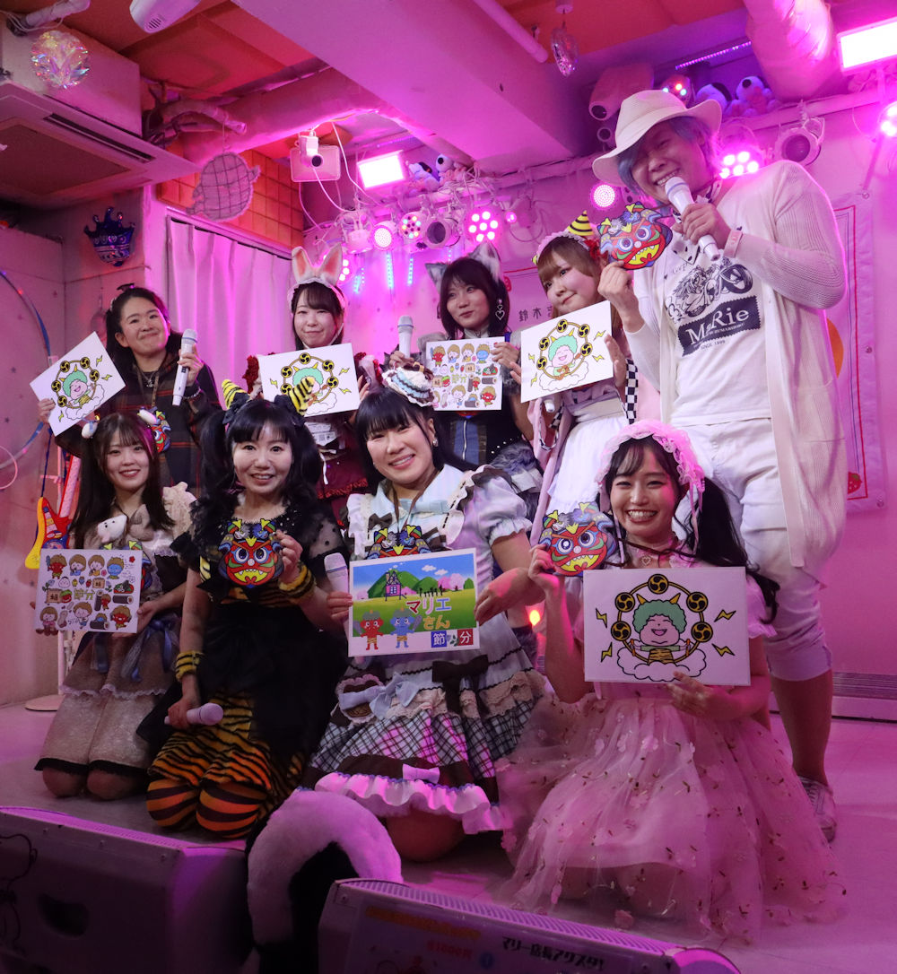 ほしみらい姫。2026年(令和8年)2月、ライブスペース・マリールー(東京都北区)にて開催された「苺日和(いちごびより)」に際して撮影。