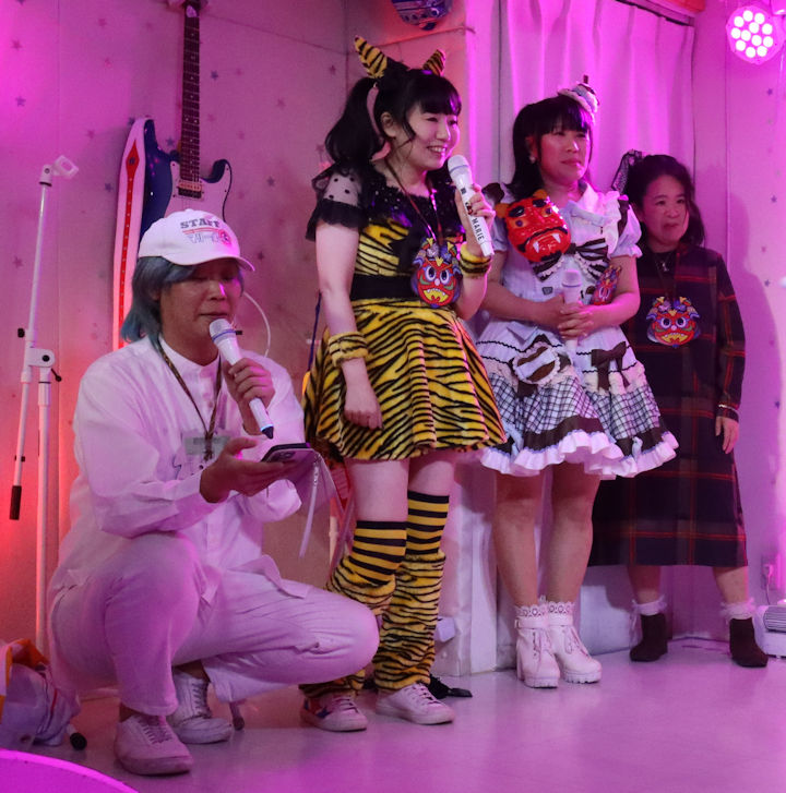 ほしみらい姫。2026年(令和8年)2月、ライブスペース・マリールー(東京都北区)にて開催された「苺日和(いちごびより)」に際して撮影。