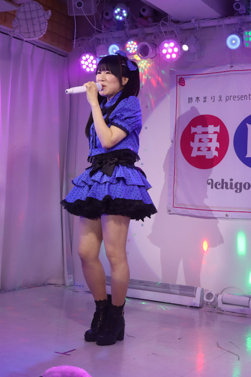 ほしみらい姫。2024年(令和6年)2月、ライブスペース・マリールー(東京都北区)にて開催された「苺日和(いちごびより)」に際して撮影。