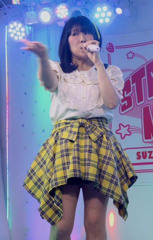 ほしみらい姫。2026年(令和8年)4月、ライブスペース・マリールー(東京都北区)にて開催された「ストロベリー・ミュージアム」に際して撮影。