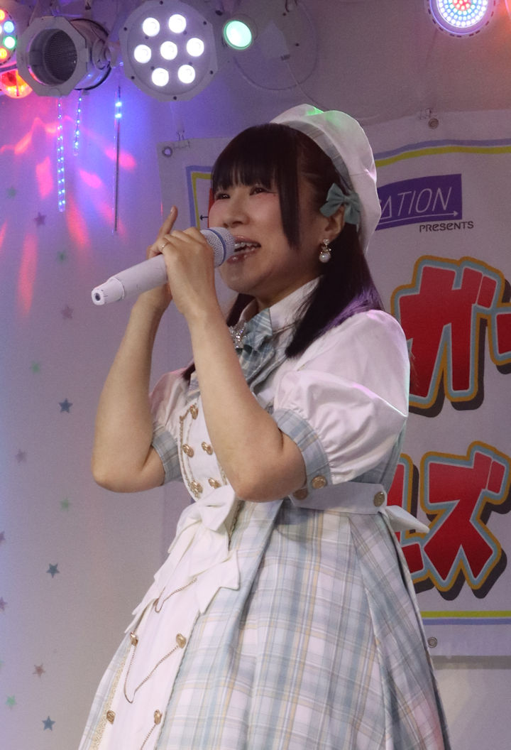 ほしみらい姫。2026年(令和8年)5月、ライブスペース・マリールー(東京都北区)にて開催された「ガールズ・ガールズ・ガールズ」に際して撮影。