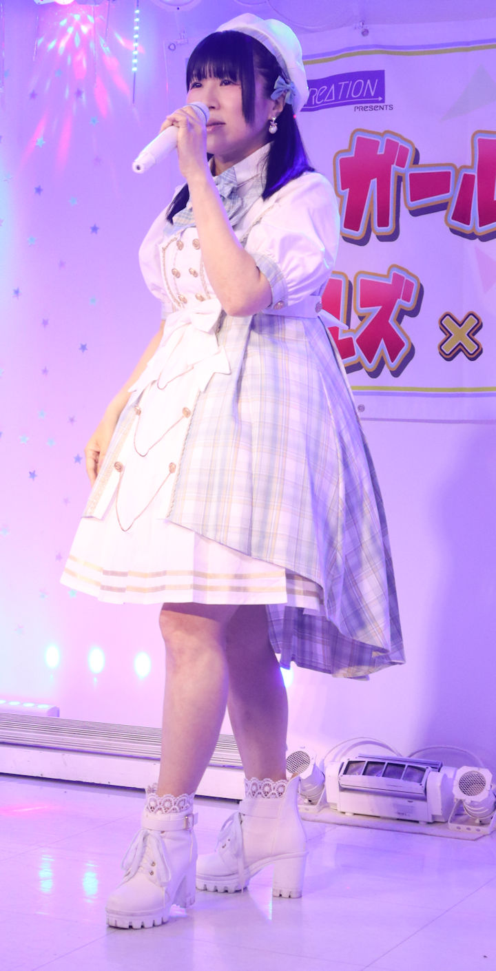 ほしみらい姫。2026年(令和8年)5月、ライブスペース・マリールー(東京都北区)にて開催された「ガールズ・ガールズ・ガールズ」に際して撮影。