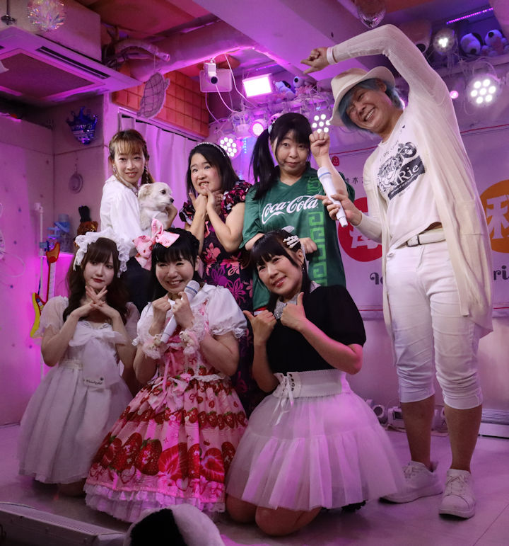 ほしみらい姫。2026年(令和8年)6月、ライブスペース・マリールー(東京都北区)にて開催された「苺日和」に際して撮影。