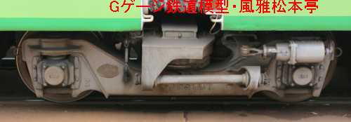 福井鉄道モハ880型が履くFS507台車。2019年(平成31年)1月撮影。