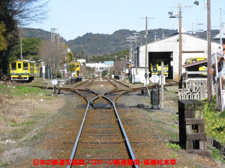 いすみ鉄道大多喜(おおたき：千葉県夷隅郡大多喜町)駅。2009年(平成21年)1月撮影。