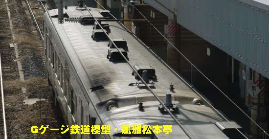 JR東日本キハ40の屋根上。2011年(平成23年)12月撮影