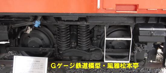 DD54の履くDT131台車。2012年(平成24年)2月、交通科学館(大阪府大阪市港区)にて撮影。