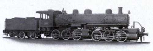 ボールドウィンのマレー式機関車9800型。