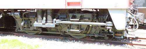 国鉄EF80-63が履くDT127台車。2022年(令和4年)5月、碓氷峠鉄道文化むら(群馬県安中市)にて撮影。