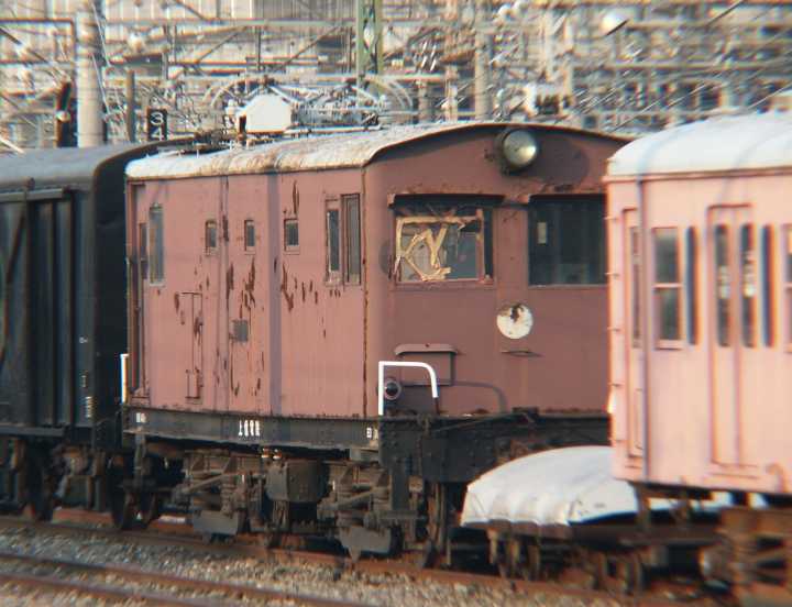 上信電鉄ED316。2004年(平成16年)11月、上信電鉄高崎(たかさき：群馬県高崎市)駅にて撮影。