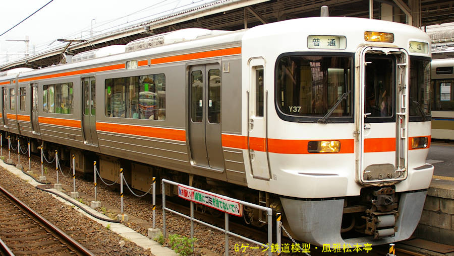 JR東海クモハ313-307。2006年(平成18年)6月、JR東海道本線米原(まいばら：滋賀県米原市)駅にて撮影。