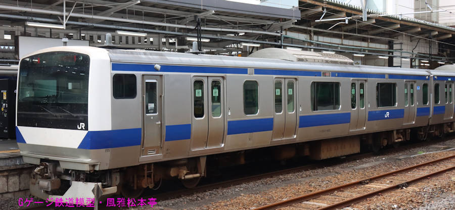 JR東日本クハE531-4002。2023年(令和5年)8月、JR常磐線水戸(みと：茨城県水戸市)駅にて撮影。