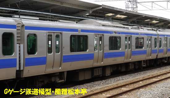 JR東日本モハE530-2004。2012年(平成24年)7月、JR常磐線土浦(つちうら：茨城県土浦市)駅にて撮影。