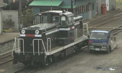 鹿島鉄道DD13171。1996年(平成8年)4月、鹿島鉄道石岡(いしおか：茨城県石岡市)駅にて撮影。