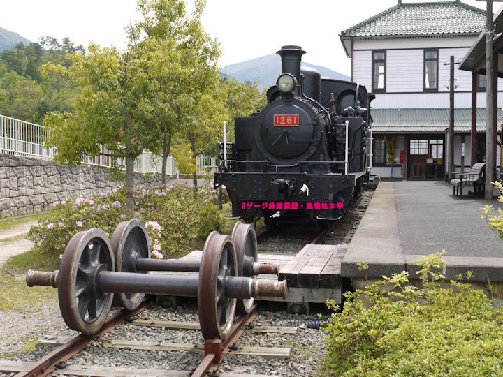 加悦鉄道1261号機。2010年(平成22年)5月、加悦SL広場(京都府与謝郡与謝野町)にて撮影。