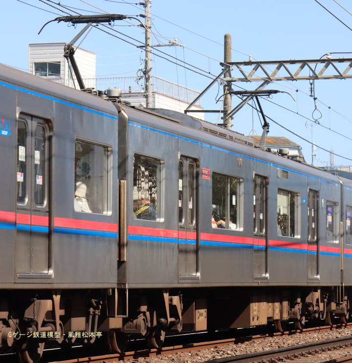 京成電鉄3028-2。2025年(令和7年)4月、京成電鉄上野線京成小岩(けいせいこいわ：東京都江戸川区)駅付近にて撮影。