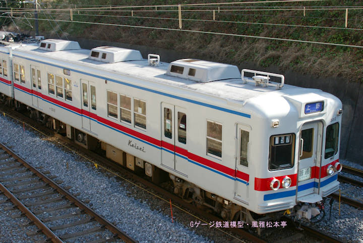 京成電鉄モハ3312。2007年(平成19年)2月、京成電鉄京成津田沼(けいせいつだぬま：千葉県習志野市)駅付近にて撮影。