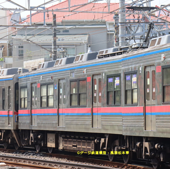 京成電鉄モハ3510。2025年(令和7年)5月、京成電鉄京成津田沼(けいせいつだぬま：千葉県習志野市)駅にて撮影。